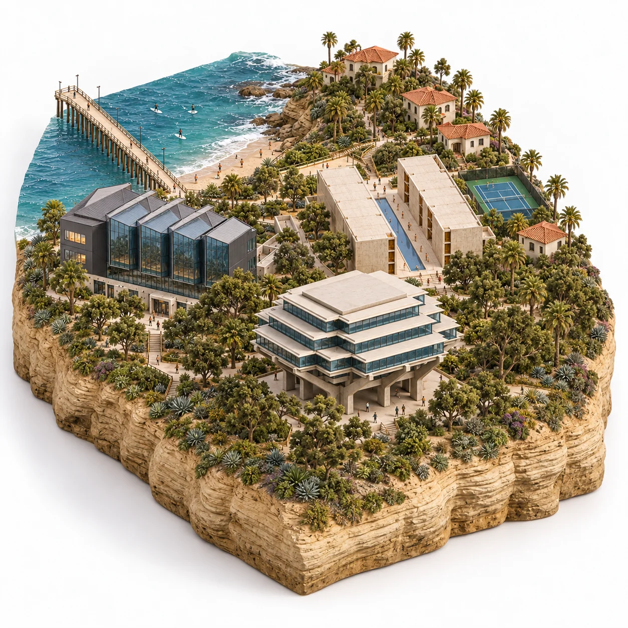 Generated opposite view of the same proposed miniature