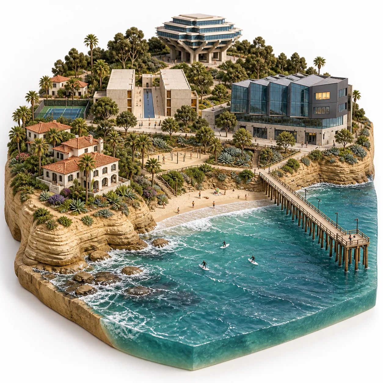 Generated front view of the proposed La Jolla miniature