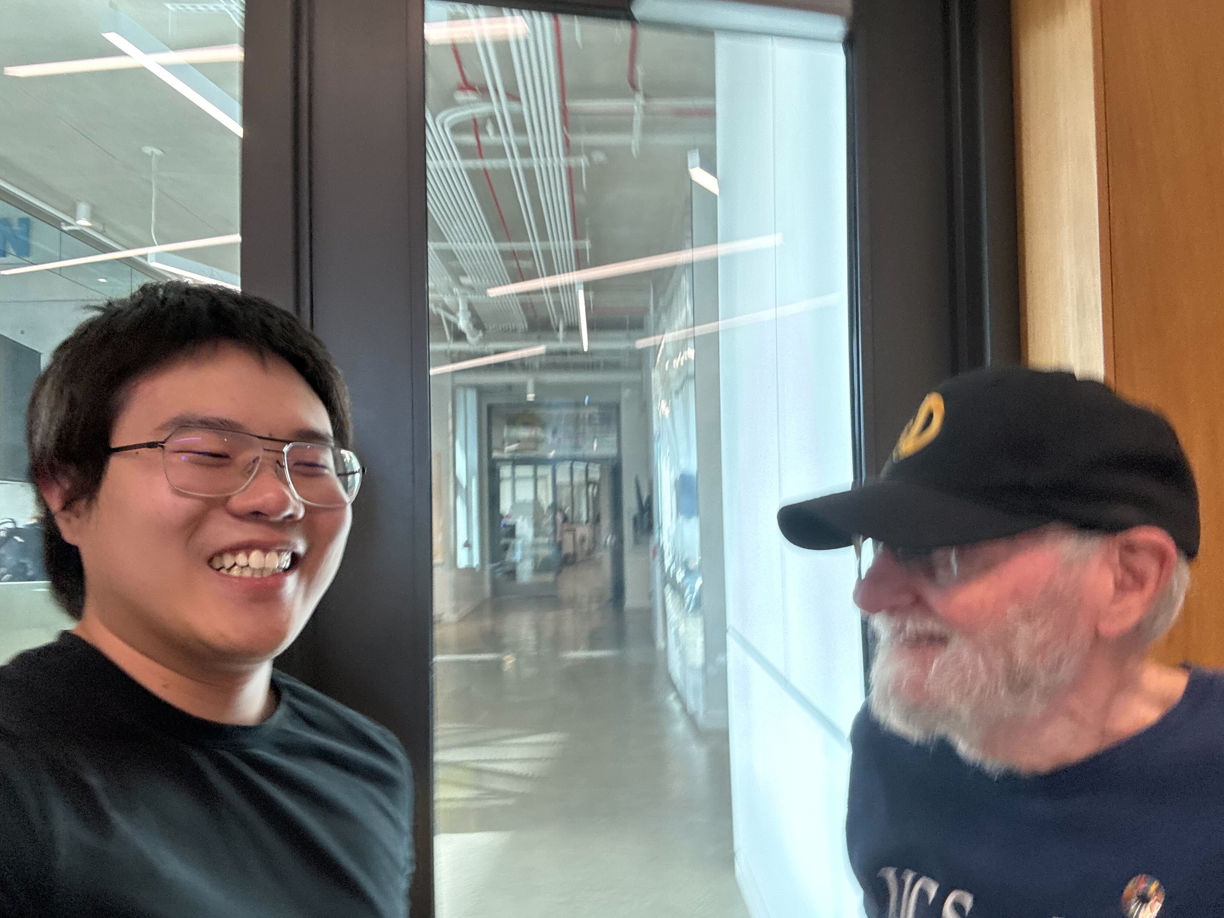 Selfie with Don Norman after the talk